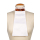 Harrys Horse Plastron Horizon weiß-braun mit Glitzer