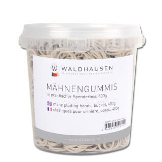 Waldhausen Mähnengummis Eimer 400g weiß