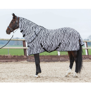 Harrys Horse Fliegendecke Zebra mit abnehmbarem Halsteil 95 cm