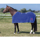 Harrys Horse Fleecedecke blau Shettydecke Fohlendecke Abschwitzdecke Wendedecke 95 cm